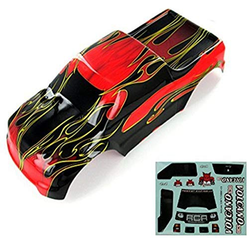 Redcat Racing 88049R Truck Body 110 Scale Red Flame