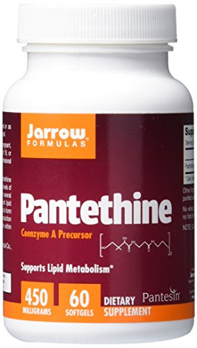 Jarrow Formulas Pantethine Supports Lipid Metabolism 450 mg 60 Softgels