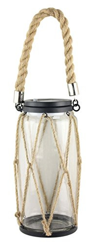 Moonrays 91157 Solar Powered White LED Rope Lantern 2Pk