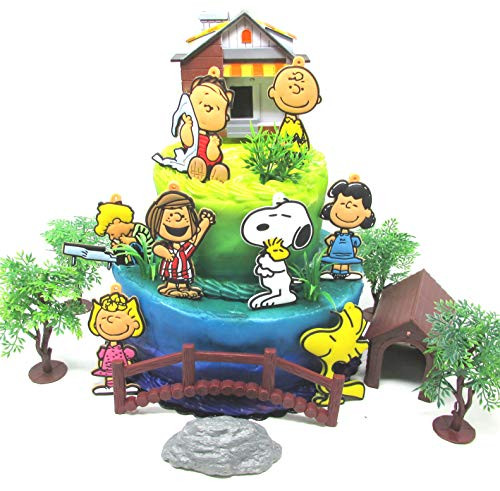 Peanuts Charlie Brown 18 Piece Birthday Cake Topper Set Featuring Charlie Brown Lucy Snoopy Linus Peppermint Patty Schroeder Woodstock and More Peanuts Charlie Brown 18 Piece Birthday Cake Topper Set Featuring Charlie Brown Lucy Snoopy Linus Peppermint Patty Schroeder Woodstock and More