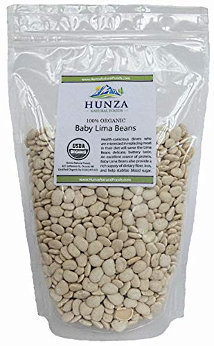 Hunza Organic Baby Lima Beans 2 lbs
