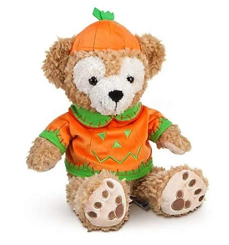 Disney Parks  Duffy Bear Plush  Halloween Pumpkin