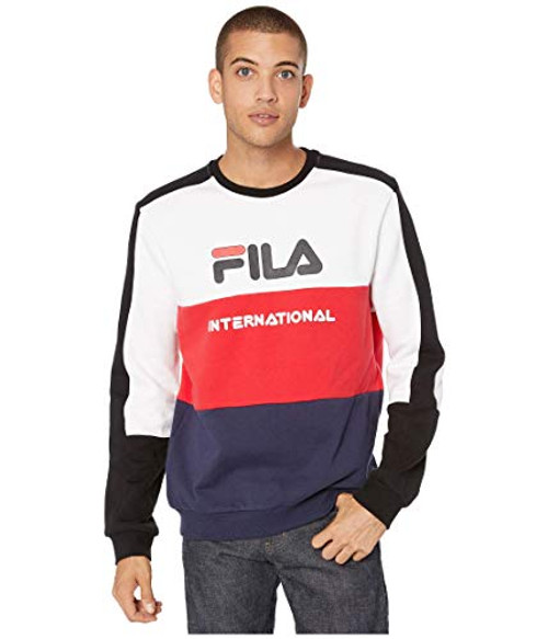 Fila Bravo Sweatshirt WhiteChinese RedPeacoat SM