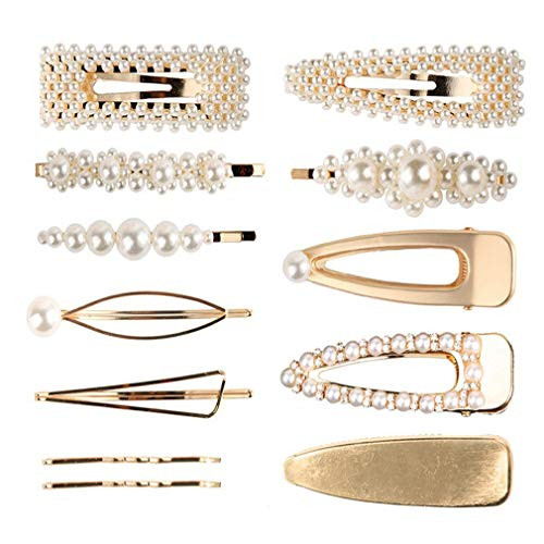 Pearls Hair Clips for Women Girls 12pcs Gold Hair Barrettes Hair Pins Pearl Hairpins Fashion Hair Clips Elegant Hair Barrettes Accessories for Date Wedding Bridal Daily Birthday Valentines Day Gifts Pearls Hair Clips for Women Girls 12pcs Gold Hair Barrettes Hair Pins Pearl Hairpins Fashion Hair Clips Elegant Hair Barrettes Accessories for Date Wedding Bridal Daily Birthday Valentines Day Gifts