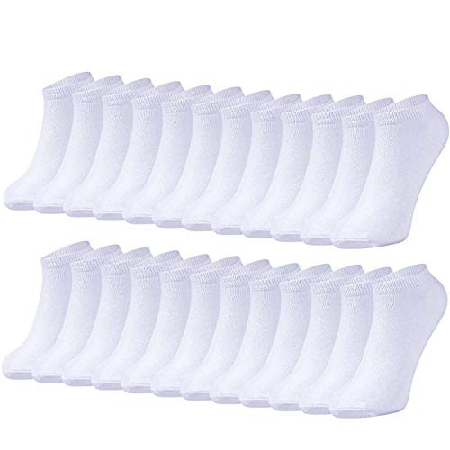 Lorfancy 12 Pairs No Show Socks for Men Women Cotton Athletic Running Socks Thin Non Slip Casual Ankle Socks Low Cut Socks