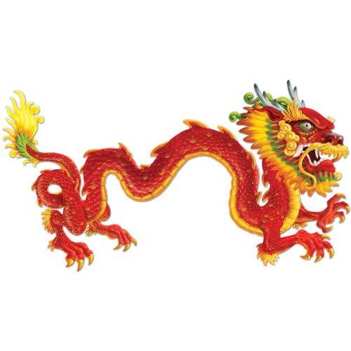 Beistle 57782 Jointed Dragon, 6-Feet