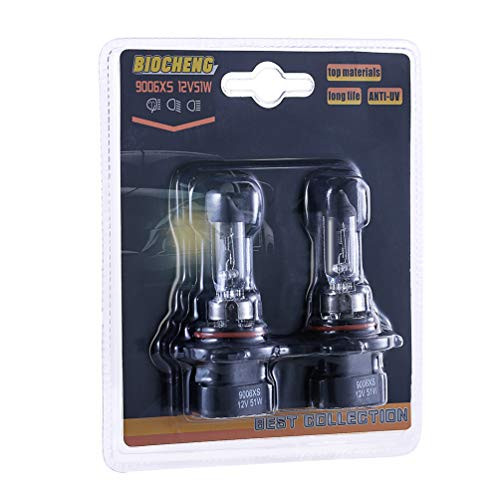 9006xs HB4a Halogen Headlight Bulb 12V 51W High Performance Replacement Bulb Long Life 16 Months Warranty 2 Pack BCHG0029006xs