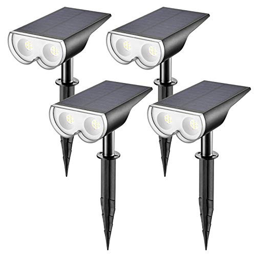Linkind 16 LEDs Solar Landscape Spotlights DusktoDawn IP67 Waterproof Solar Powered Spot Lights 6500K Daylight White Outdoor Wall Lights for Garden Yard Driveway Porch Walkway 4 Pack Linkind 16 LEDs Solar Landscape Spotlights DusktoDawn IP67 Waterproof Solar Powered Spot Lights 6500K Daylight White Outdoor Wall Lights for Garden Yard Driveway Porch Walkway 4 Pack