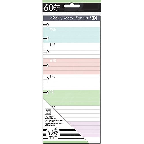Me & My Big Ideas FIL-14 the Happy Planner(R) Paper, Meal Planner