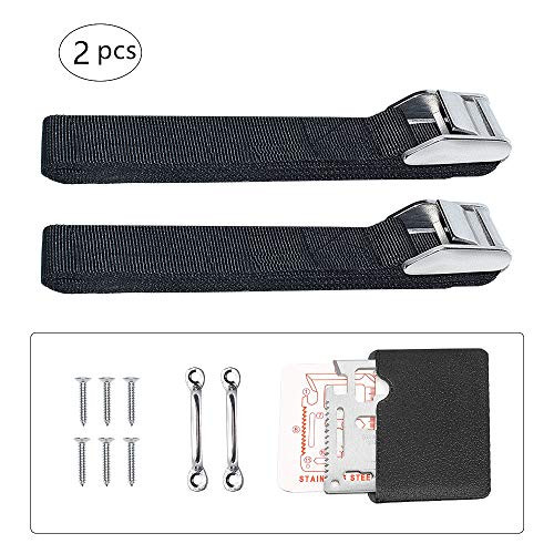 Cooler Tie Down Kit with SS 316 Cam Buckle Lashing Straps for Yeti RTIC and Other Universal Coolers Cooler Tie Downs Straps Secure Keep Cooler in Boat Deck Truck Trailer Prevent from Slipping