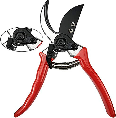 Hongji Classic Manual Hand Pruner Optimal Pruning Machine Tree Trimmers Secateurs 8 Professional Sharp Bypass Pruning Shears Garden Shears Ergonomic Garden Tools for Easy Pruning