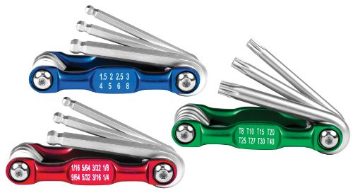 Performance Tool W80291 Aluminum Hex and Star Key Set, 3-Piece