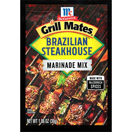 McCormick Grill Mates Brazilian Steakhouse Marinade 106 Ounce pack of 12 McCormick Grill Mates Brazilian Steakhouse Marinade 106 Ounce pack of 12