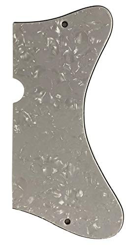 Guitar Parts For Danelectro U2 Style Guitar Pickguard 4 Ply White Pearl