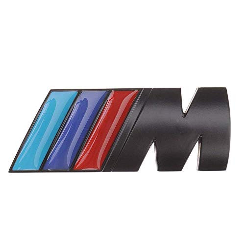Black BMW M Emblem stickerfor BMW 1 3 5 7 Series E30 E36 E46 E34 E39 E60 E65 E38 X1 X3 X5 X6 Z3 Z4