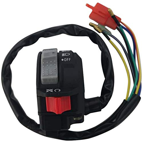 M MATI Left Engine Control Run Off Headlight Handlebar Switch for Yamaha 2XJ839750900 Blaster YFS200 19882001