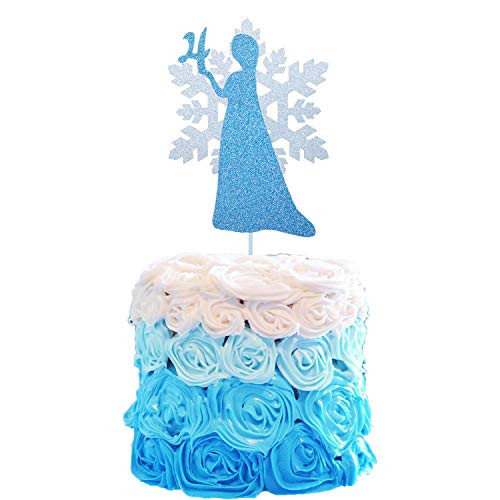 Frozen Cake Topper Frozen 4 Cake Toppers Frozen Cake Toppers 4 Princess Cake Topper 4th Birthday Party Cake Toppers Frozen Birthday Party Decorations