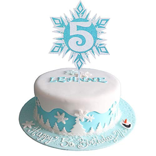 Glittery Frozen Cake Toppers 5 Frozen Cake Topper 5th Birthday Snowflake Cake Topper Winter Wonderland Snow Princess Happy Birthday Cake Topper for Girls Kids Frozen 5th Birthday Party Decorations Glittery Frozen Cake Toppers 5 Frozen Cake Topper 5th Birthday Snowflake Cake Topper Winter Wonderland Snow Princess Happy Birthday Cake Topper for Girls Kids Frozen 5th Birthday Party Decorations