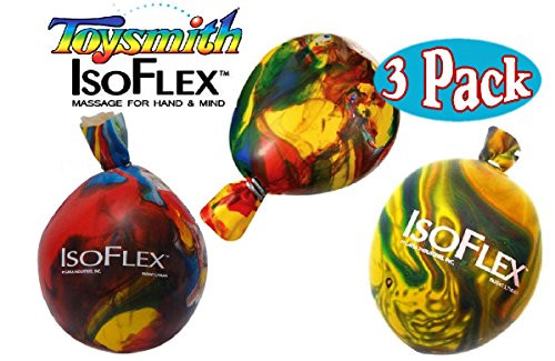 Toysmith IsoFlex Stress Balls Assorted Bundle - 3 Pack