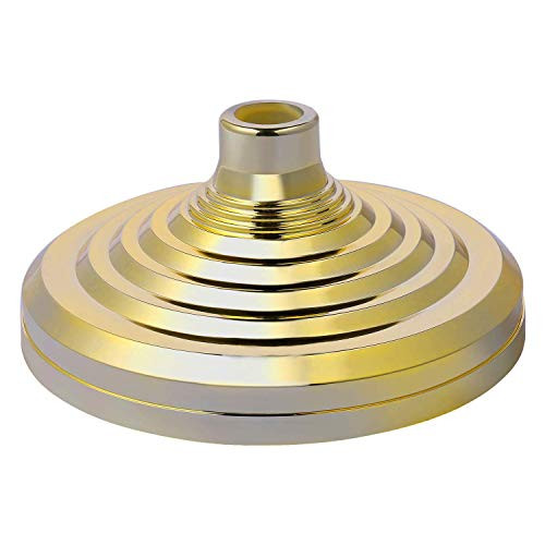 PLTCAT Flag Pole Base Metallic Gold Indoor Floor Flag Stand Flagpole Mount for 8ft 10ft Flagpole