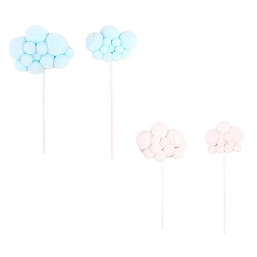 Unimall 4PCS Bule White Cloud Cake Topper Cupcake Picks Wedding Birthday Cake Decorations Party Favor Dessert Cupcake Topper Cake Picks Party Decoration Supply Unimall 4PCS Bule White Cloud Cake Topper Cupcake Picks Wedding Birthday Cake Decorations Party Favor Dessert Cupcake Topper Cake Picks Party Decoration Supply