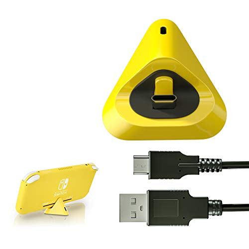 Charger Dock for Nintendo Switch lite Charging Stand for Nintendo Switch lite with Type C Input Port and USB C Charging CordYellow Charger Dock for Nintendo Switch lite Charging Stand for Nintendo Switch lite with Type C Input Port and USB C Charging CordYellow