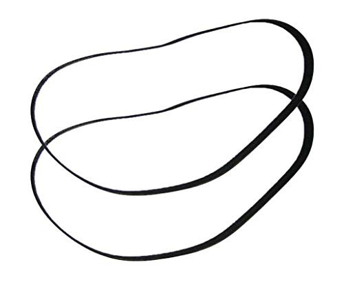 2 Pack N011005 Compressor Belt for Porter Cable DeWalt Craftsman Black  Decker Air Compressor Belt A12210 D55146 D55167 D55168