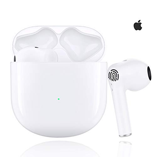 Wireless Earbuds Bluetooth 50 Headphones in Ear Ear Buds with Charging Case IPX5 Waterproof Sports Headsets with Noise Cancelling Mic Touch Control for Apple AirpodsiPhoneAndroid