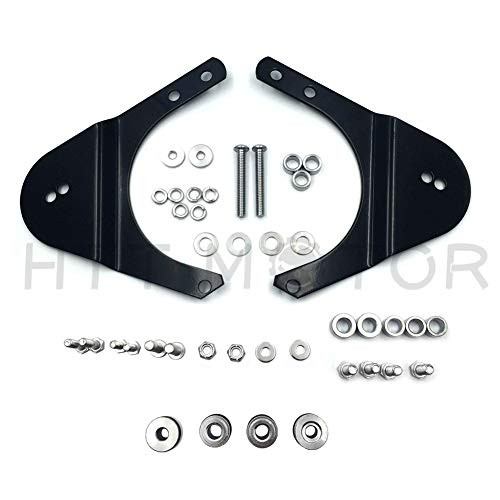 HTTMT MT503004BK Black Rear Docking Hardware Kit Compatible with 19972008 Harley Davidson Touring Road King Road Glide Electra Glide Standard Street Glide