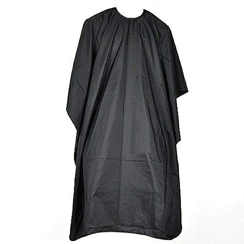 DorAn Waterproof Haircut Cloth Cover Hairdressing Salon Cape Hair cutting Apron Professional Nylon Hairdressers Barbers Cape Gown Black