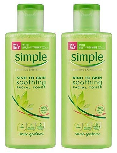 Simple Kind to Skin Soothing Facial Toner 200 ml Pack of 2 by Simple