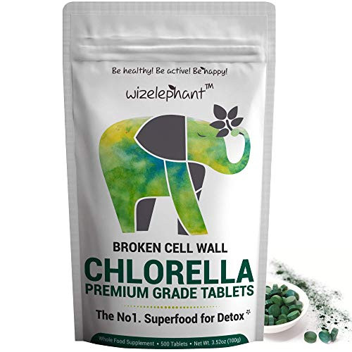 Premium Chlorella Tablets NonGMO Chlorophyll  Vegan Protein  CGF Broken Cell Wall 100 Pure No 1 Superfood for Energy  Detox