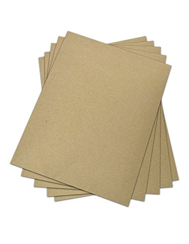 Chipboard  Cardboard Medium Weight Chipboard Sheets  25 Per Pack 12 x 12