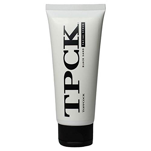 TPCK ToppCock Black Sand Facial Scrub with Purifying Bamboo Charcoal and AntiAcne Salicylic Acid 100ml