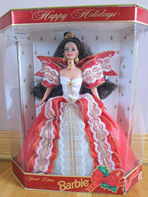 Barbie Happy Holidays Doll Special Edition 10th Aniversary Hallmark 5th in Series 1997 Barbie Happy Holidays Doll Special Edition 10th Aniversary Hallmark 5th in Series 1997