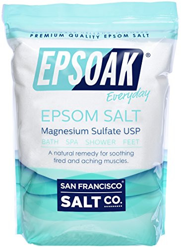 Epsoak Epsom Salt 19 lb Bulk Bag Magnesium Sulfate USP Packaging May Vary