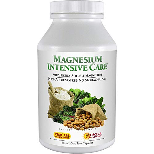 Andrew Lessman Magnesium Intensive Care 60 Capsules  200mg Mild UltraSoluble Magnesium Supports Nerves Muscles Brain and Heart No Additives Gentle to Even The Most Sensitive Stomachs