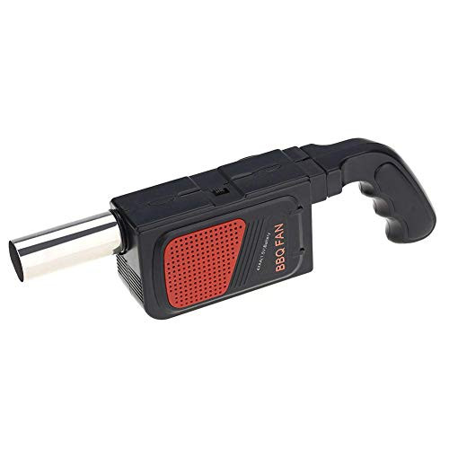 HEEPDD BBQ Air Blower Barbecue Portable Outdoor Camping Electricity BBQ Fan Air Blower Fan for Barbecue Fire Bellow Cooking Tool