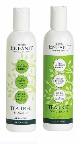 Bioken Enfanti Tea Tree Shampoo 8 oz  Conditioner 8 oz Duo Set
