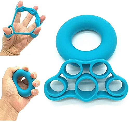 IXIGER Hand Grip Strengthener Finger Exerciser Grip Strength Trainer Forearm Grip Workout Finger Stretcher Relieve Wrist Pain Arthritis Carpal Tunnel Exercise Guitar and Rock ClimbingBlue IXIGER Hand Grip Strengthener Finger Exerciser Grip Strength Trainer Forearm Grip Workout Finger Stretcher Relieve Wrist Pain Arthritis Carpal Tunnel Exercise Guitar and Rock ClimbingBlue