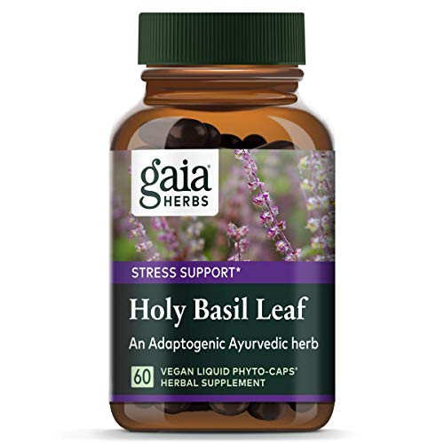 Gaia Herbs Holy Basil Leaf Stress Support Adaptogenic Ayurvedic Herb Tulsi Extract Vegan Liquid Capsules 60 Count Gaia Herbs Holy Basil Leaf Stress Support Adaptogenic Ayurvedic Herb Tulsi Extract Vegan Liquid Capsules 60 Count