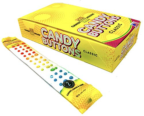 Candy House Retro Candy Buttons Pack of 24 Candy Dots