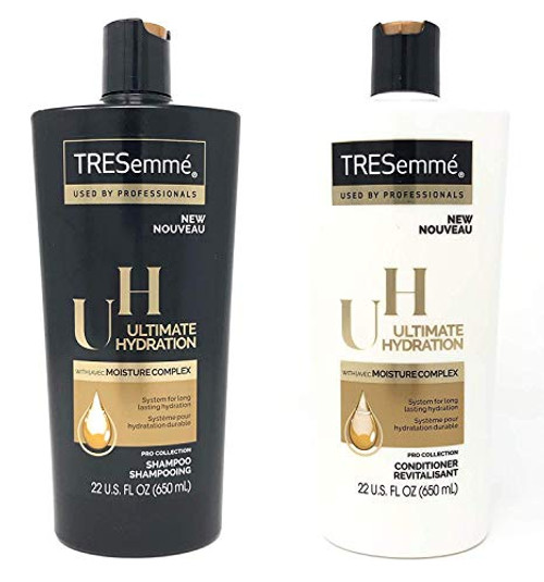 Tresemme Pro Collection Haircare Ultimate Hydration Shampoo Conditioner Set Net Wt 22 FL OZ 650 mL Per Bottle One Set Tresemme Pro Collection Haircare Ultimate Hydration Shampoo Conditioner Set Net Wt 22 FL OZ 650 mL Per Bottle One Set