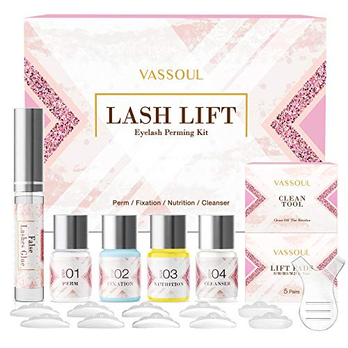 VASSOUL Lash Lift Kit Eyelash Perm Kit Professional Eyelash Lash Extensions Lash Curling SemiPermanent Curling Perming Wave Suitable For Salon