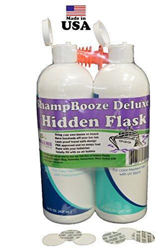 ShampBooze Deluxe Flask Set 35.6oz by Smuggle Mug