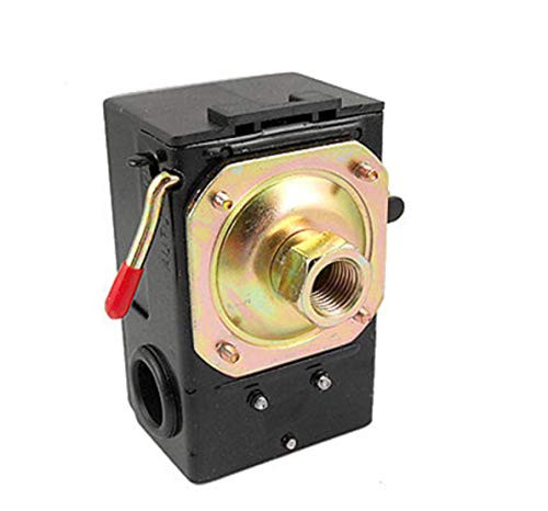 Lefoo Pressure Switch Control 95125psi 1 Port Heavy Duty 26 Amp for Air Compressor