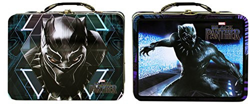 The Tin Box Company Panther Tin Carry Alls Large (2), Black