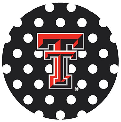 Thirstystone Stoneware Coaster Set Texas Tech University Dots