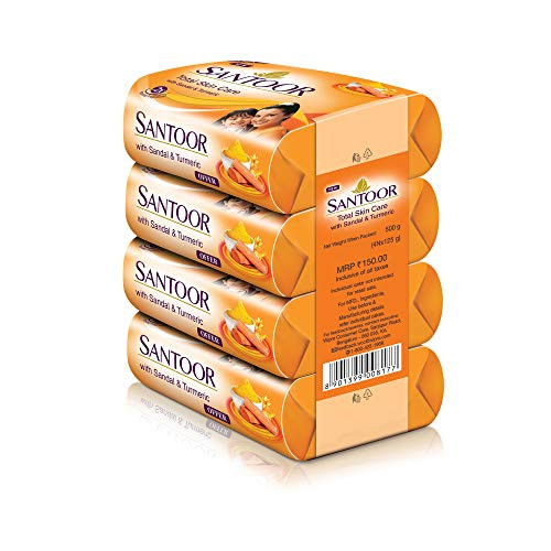 Santoor Soap with Sandal And Turmeric
