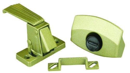 JR Products 20515 NonLocking Privacy Latch  Gold